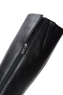 Woman Black Zippered Casual Boots | Derimod