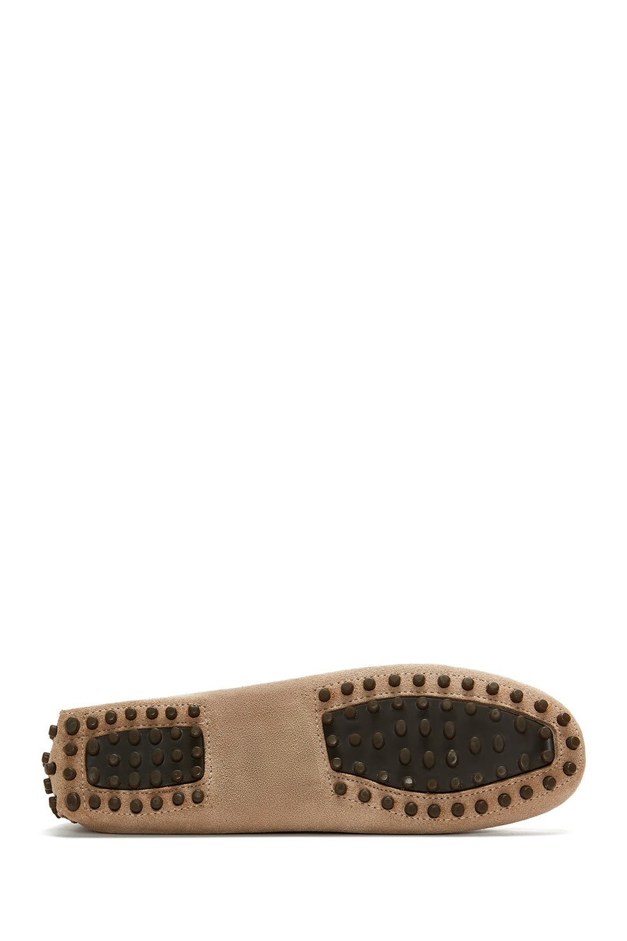 Women's Beige Suede Leather Loafer