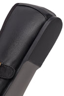 Women's Black Buckle Leather Ballerinas | Derimod
