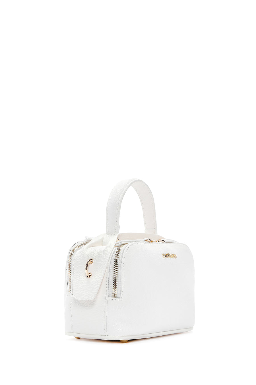 Women's White Long Strap Crossbody Bag