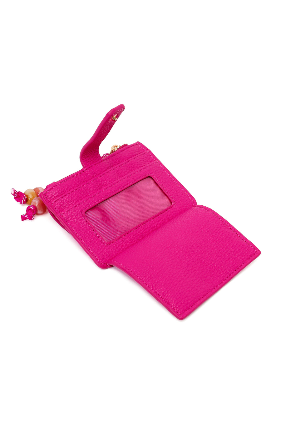 Woman Fuchsia Charm Cardholder