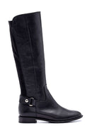 Women's Leather Buckle Detailed Boots | Derimod