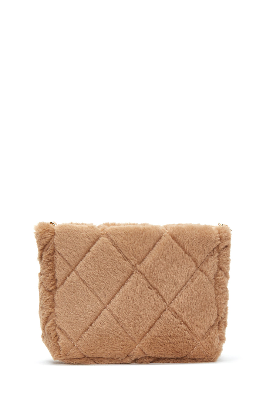 Kadın Camel Peluş Omuz Çantası