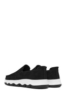 Erkek Siyah Nubuk Deri Comfort Loafer | Derimod