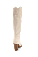 Women's Leather Heeled Boots | Derimod