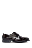 Men's Burgundy Lace-Up Leather Classic Shoes | Derimod