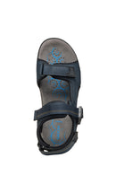 Geox Men's Navy Blue U Spherica Ec5 B- Nbk Synt.Le Double Strap Fabric Sandals | Derimod