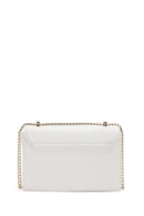 Women's White Long Chain Strap Knitted Crossbody Bag | Derimod