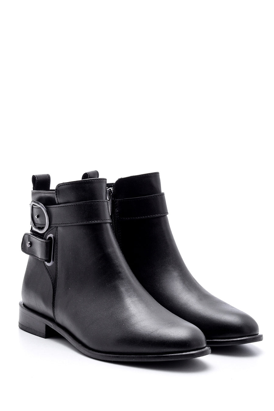 Women's Buckle Detailed Boots