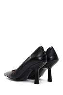 Kadın Siyah Deri Stiletto | Derimod