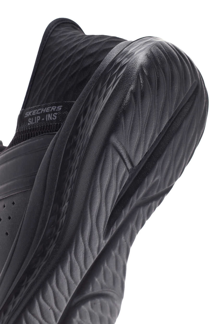 Skechers Men's Black Slade - Ocon Lace-Up Sports Sneaker