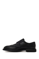 Male Black Lace-up Leather Casual Shoes | Derimod