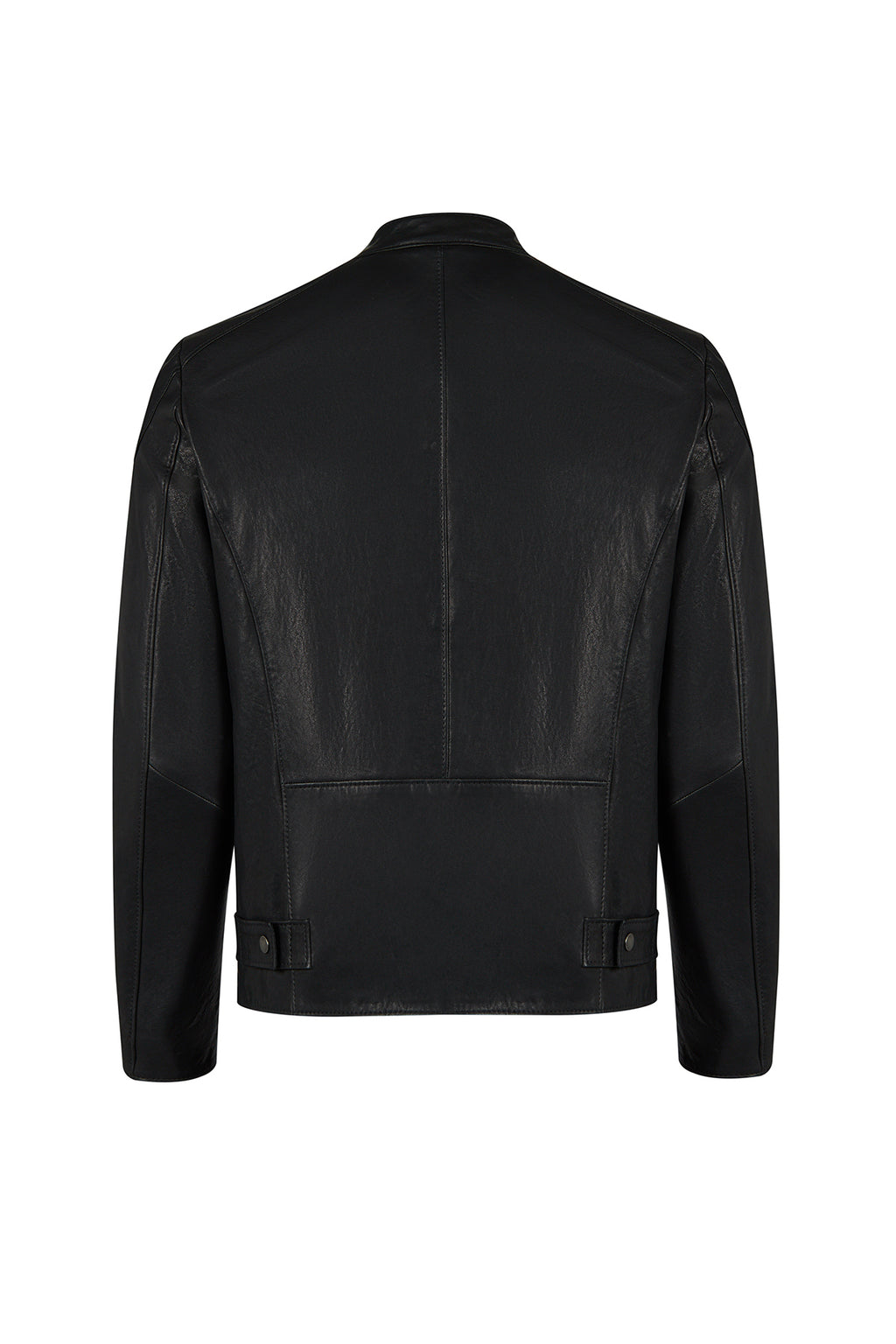 Endrick Erkek Siyah Slim-Fit Deri Ceket