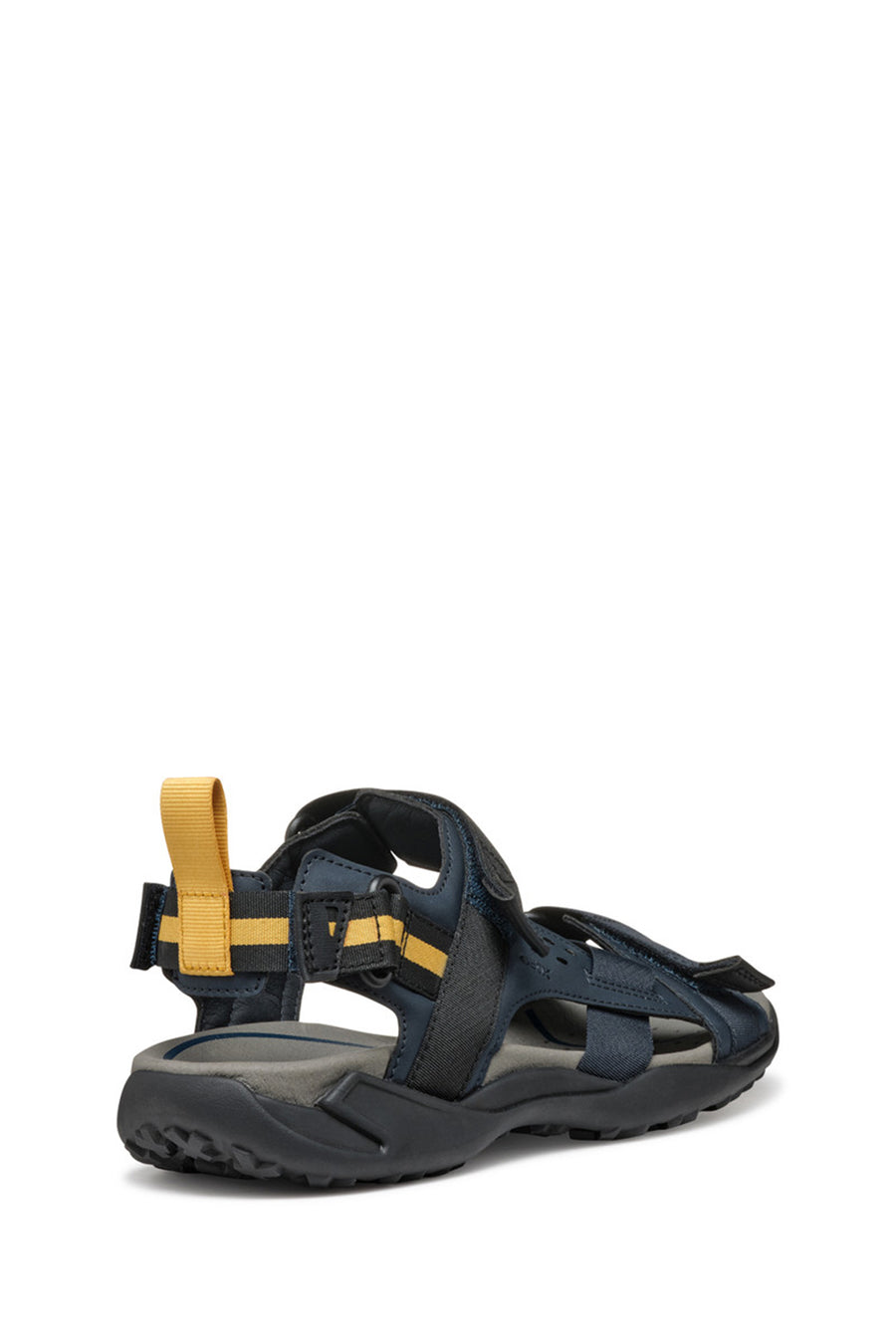 Geox Men's Navy Blue U Terreno + Grip B Te + Nbk Sy Double Strap Fabric Sandals