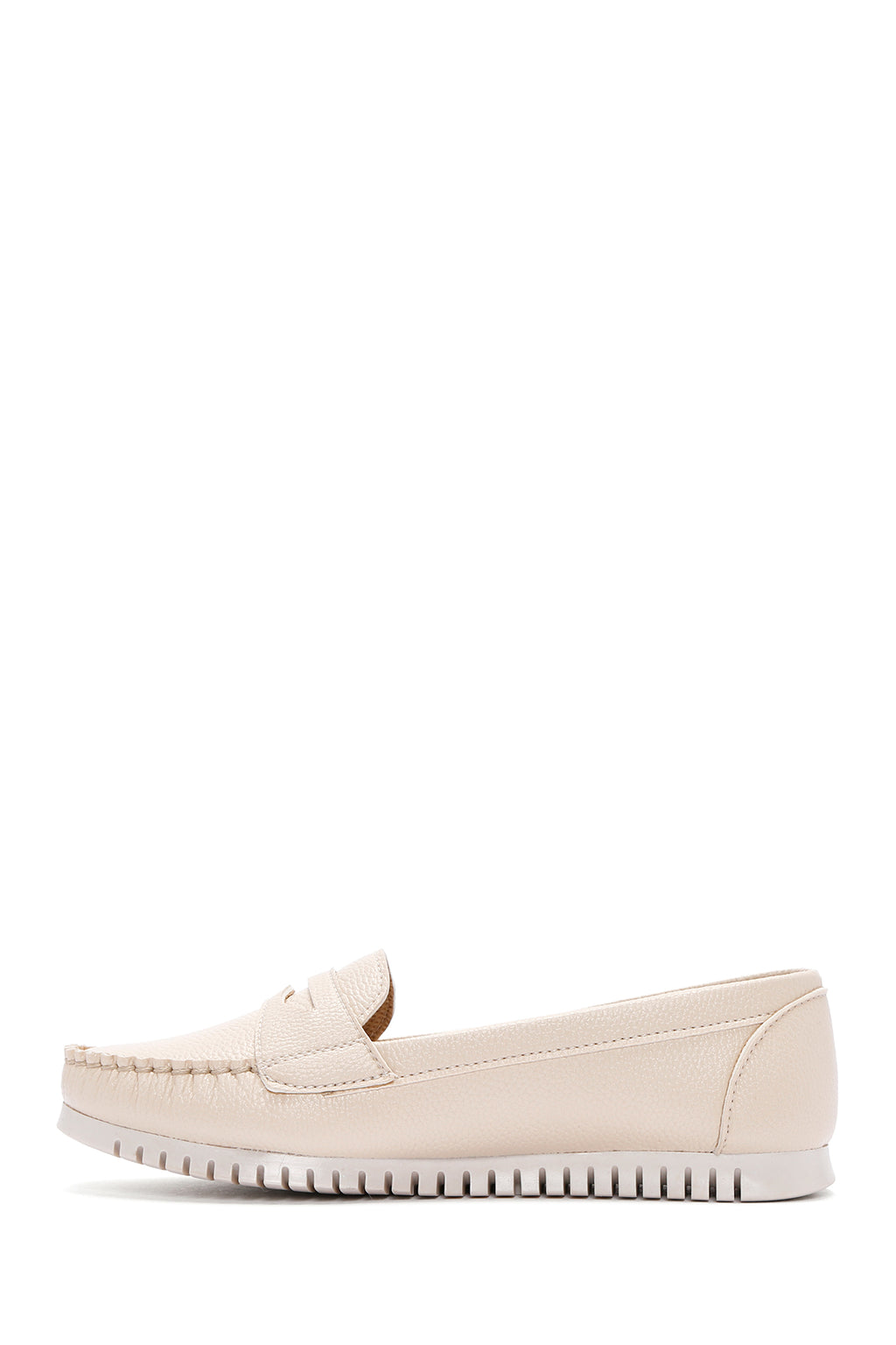 Kadın Bej Loafer