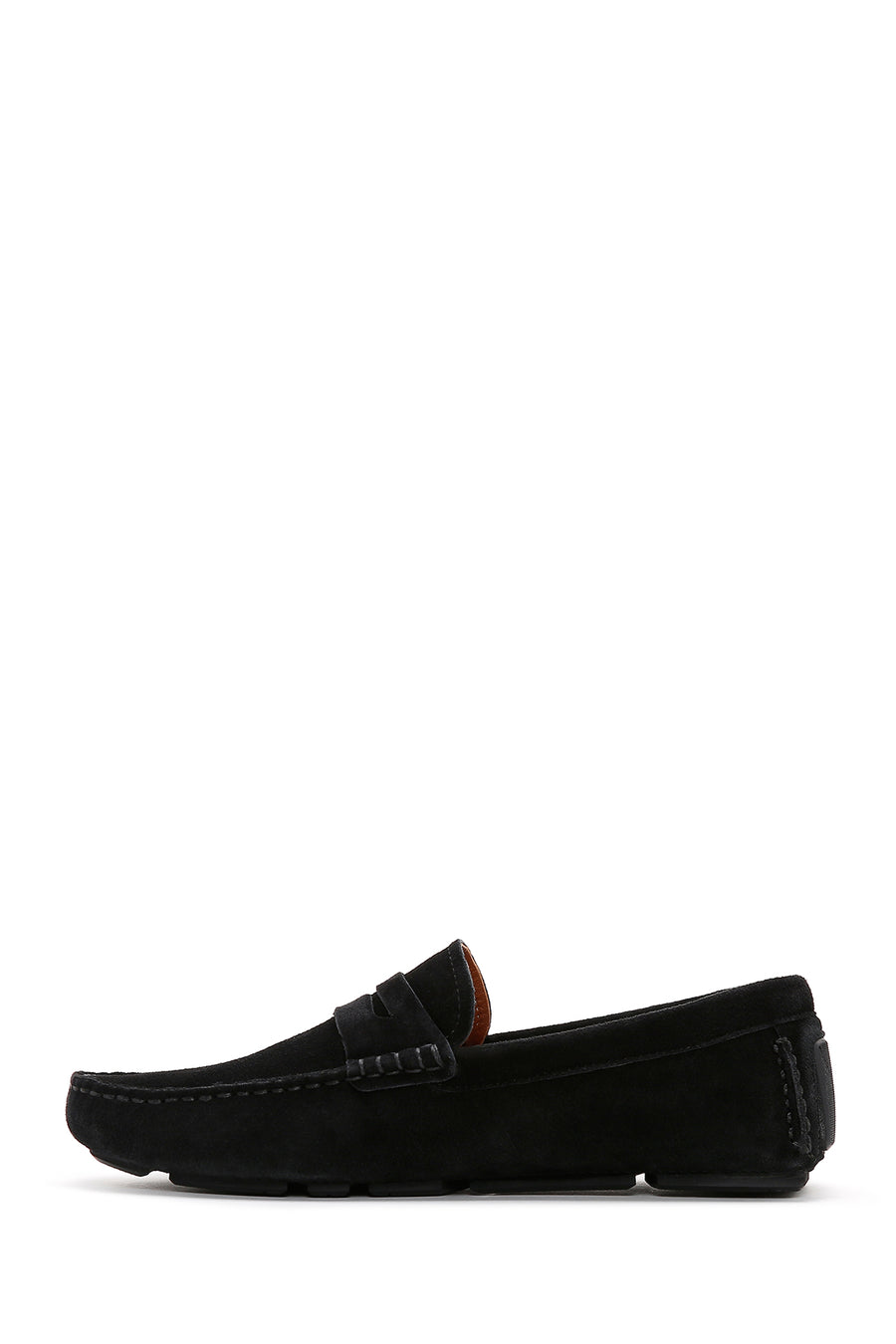 Men's Black Suede Leather Loafer
