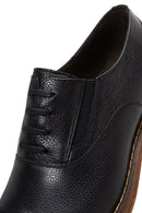 Erkek Siyah Deri Oxford Casual Ayakkabı | Derimod