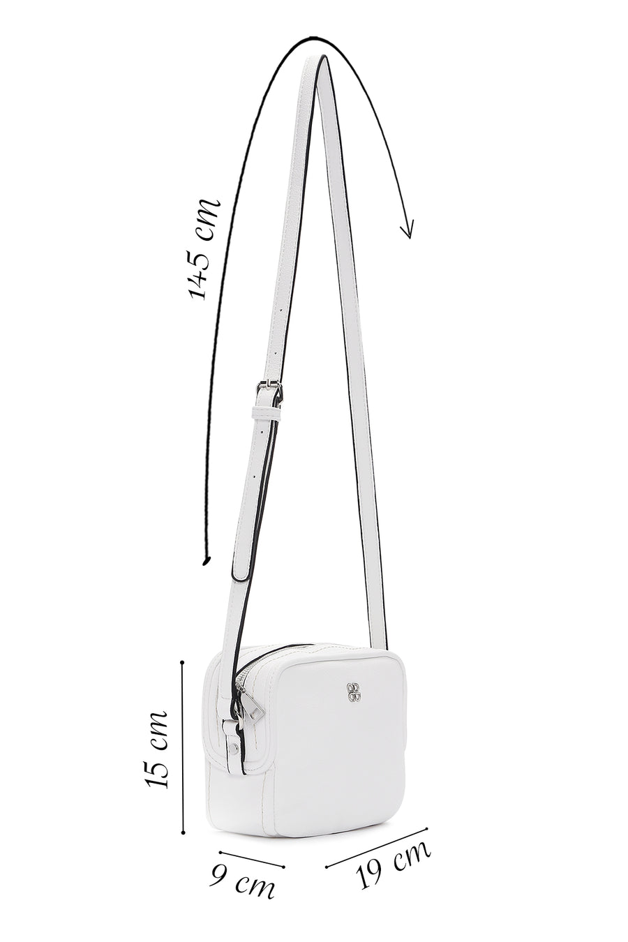 Women's White Mini Crossbody Bag