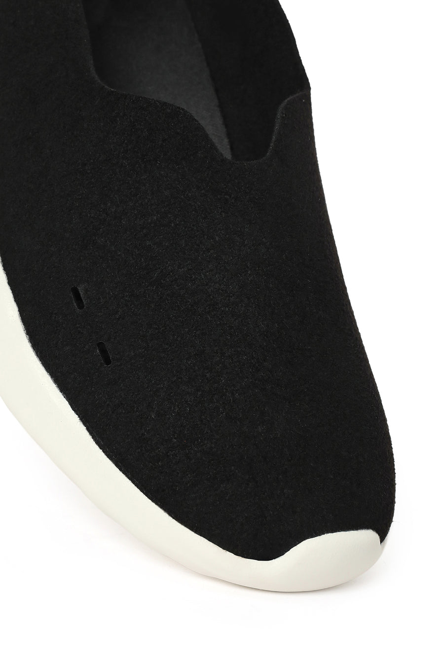 Women's Black Chunky Suede Shoes