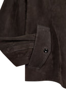 Sandiego Woman Brown Oversize Suede Jacket | Derimod