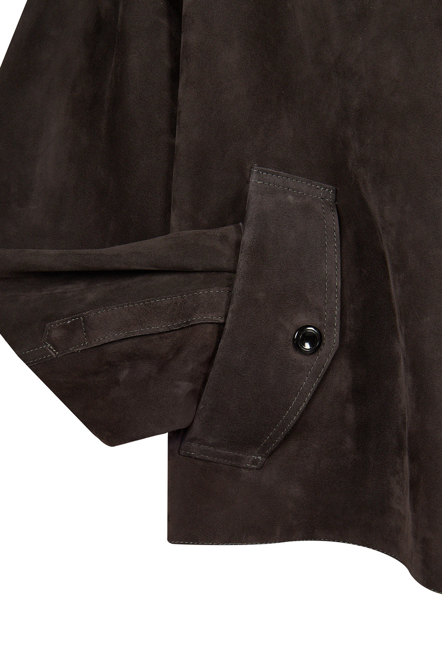 Sandiego Woman Brown Oversize Suede Jacket