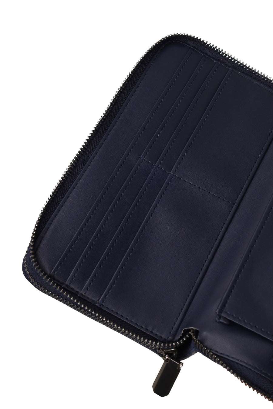 Male Navy Leather Wallet
