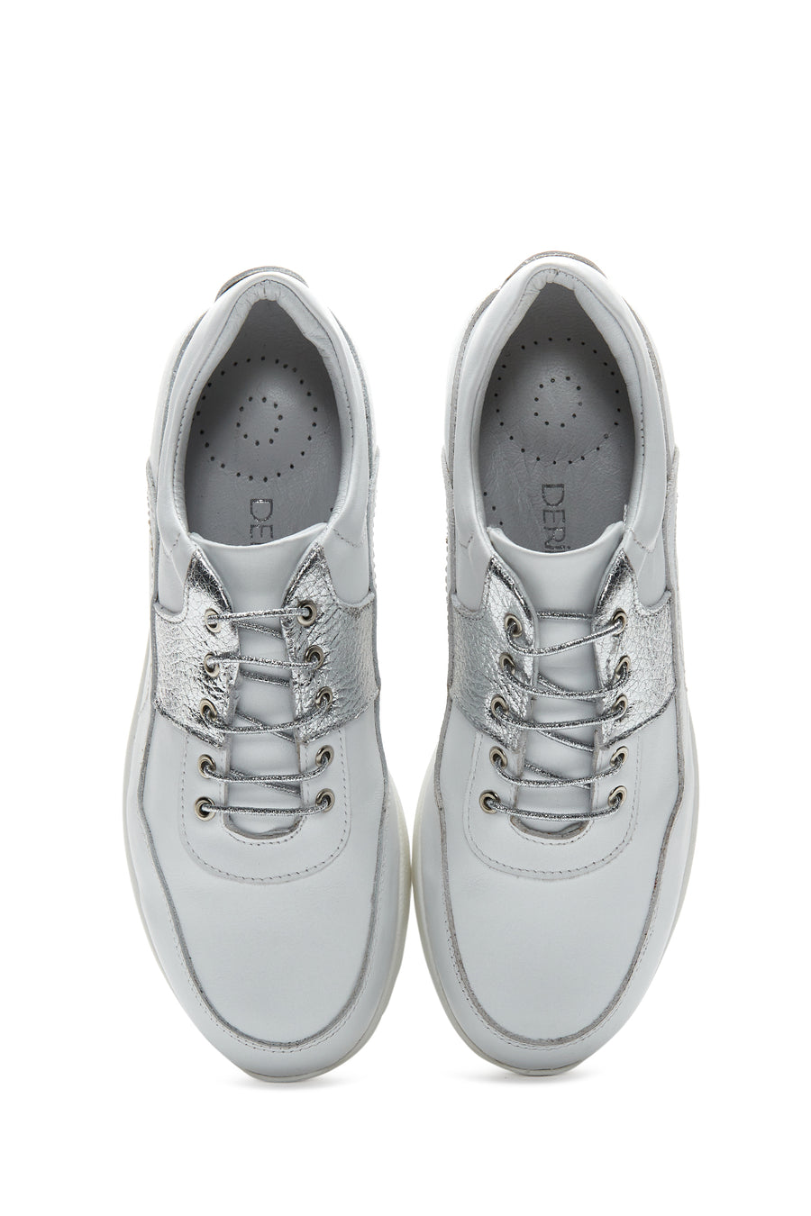 Kadın Deri Yüksek Taban Sneaker