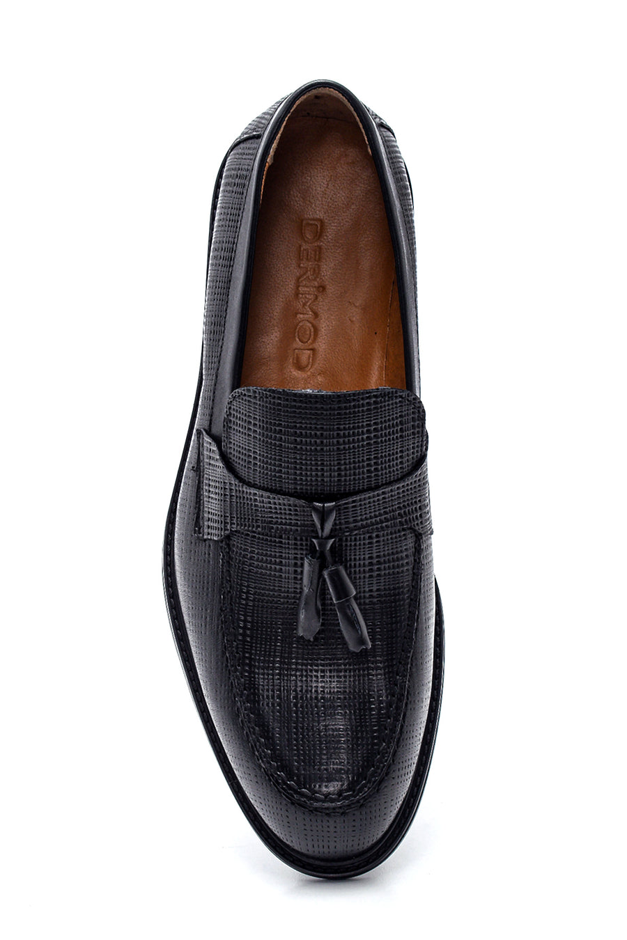Erkek Deri Baskılı Loafer