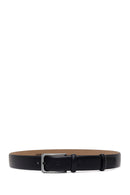 Men's Black Leather Belt | Derimod