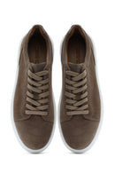 Male Beige Lace-up Suede Leather Sneaker | Derimod