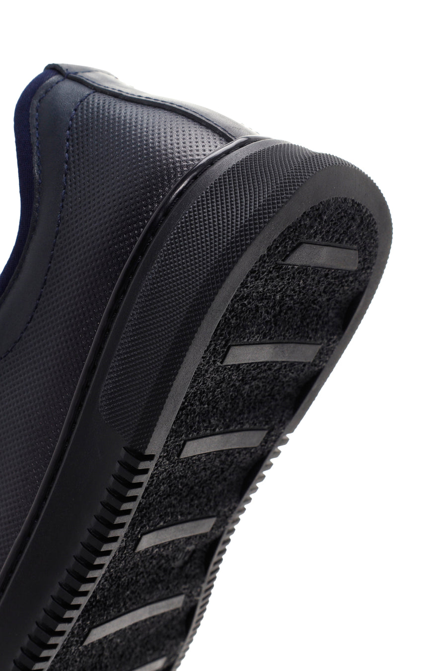 Erkek Lacivert Deri Sneaker