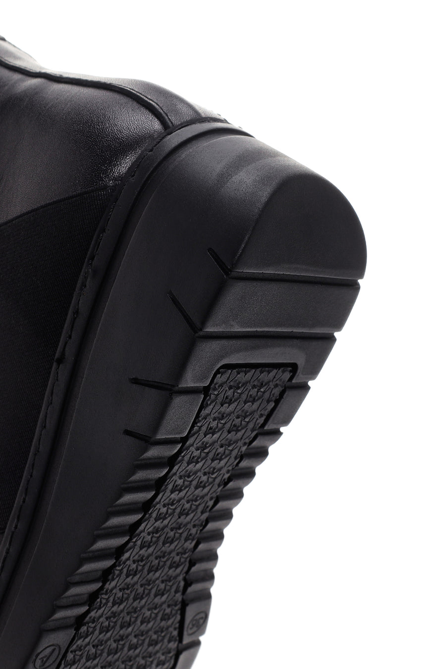 Women's Black Comfort Leather Boots