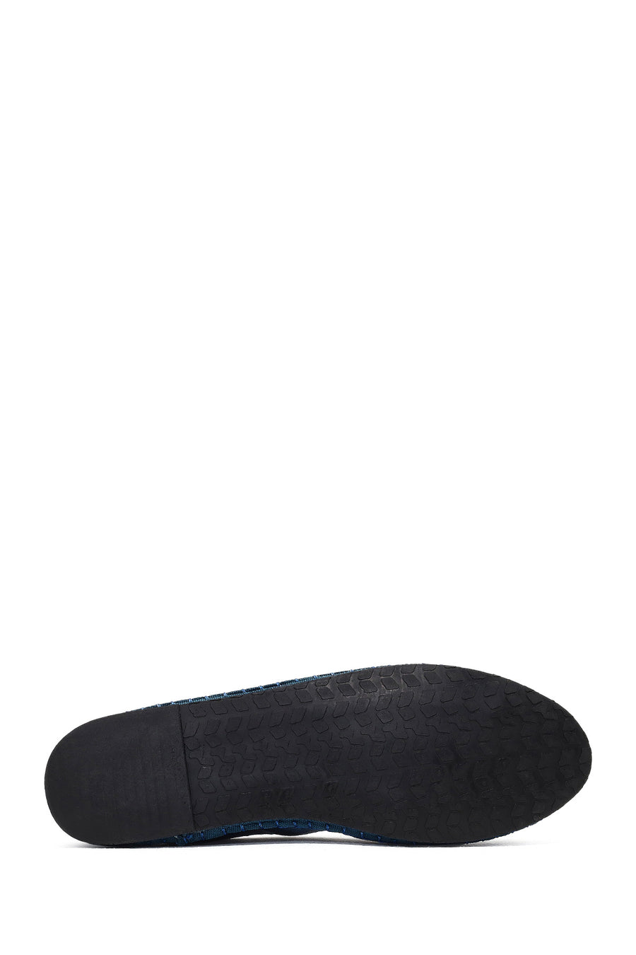 Women's Blue Fabric Loafer