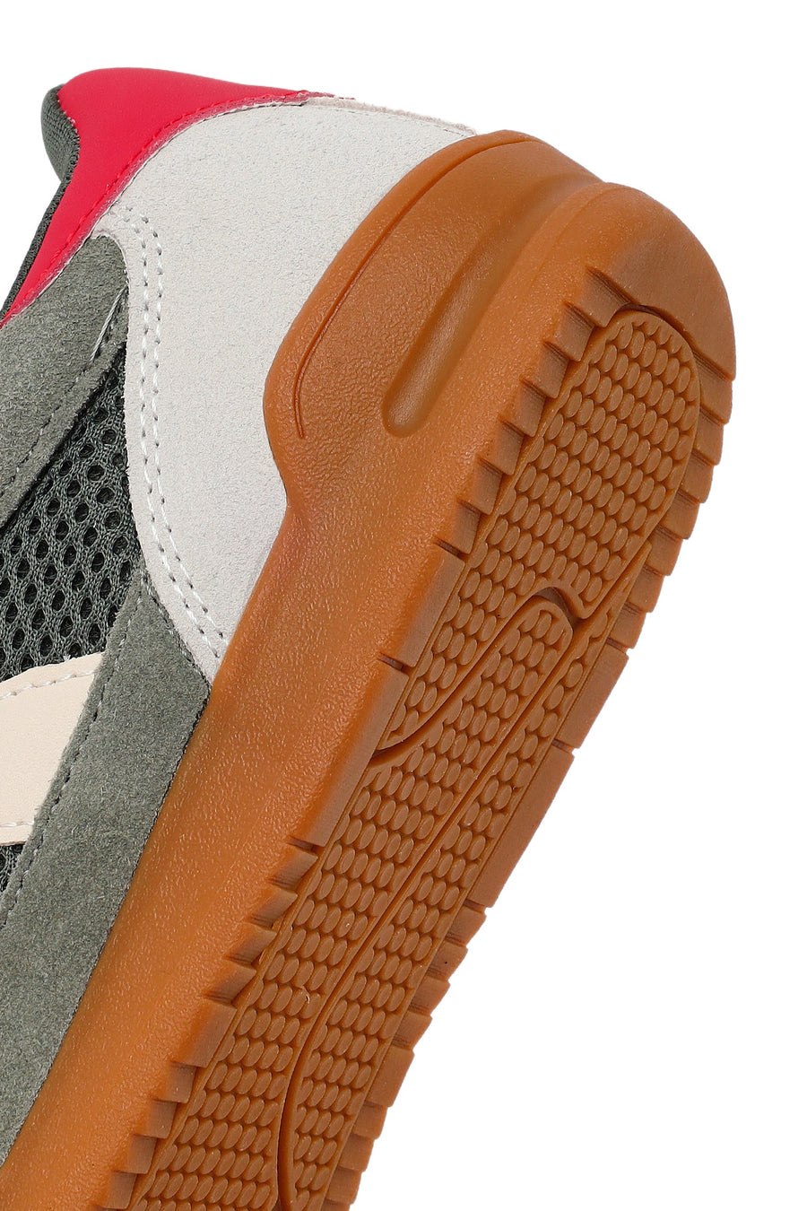 Kadın Yeşil Bağcıklı Deri Sneaker