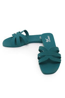 Woman Green Jelly Slipper | Derimod