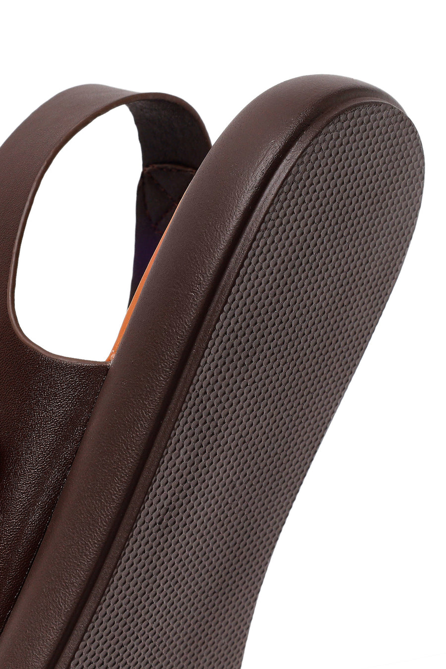 Women's Brown Double Buckle Sandals