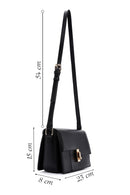 Woman Black Long-Strap Crossbody Bag | Derimod
