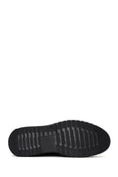 Male Black Lace-Up Leather Casual Shoes | Derimod