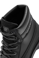 Caterpillar Men's Black Colorado Galosh WP Lace-Up Leather Combat Boots | Derimod