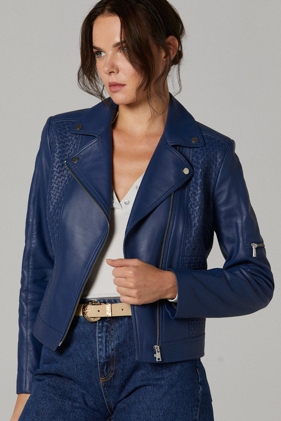 Colette Women's Leather Jacket 20WGD5876B5 | Derimod
