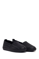Kadın Siyah Deri Konfor Loafer | Derimod