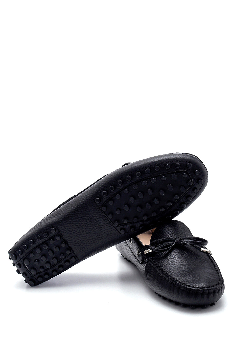 Kadın Deri Fiyonk Detaylı Loafer
