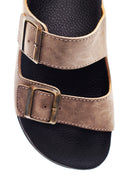 Men's Nubuck Leather Slippers | Derimod