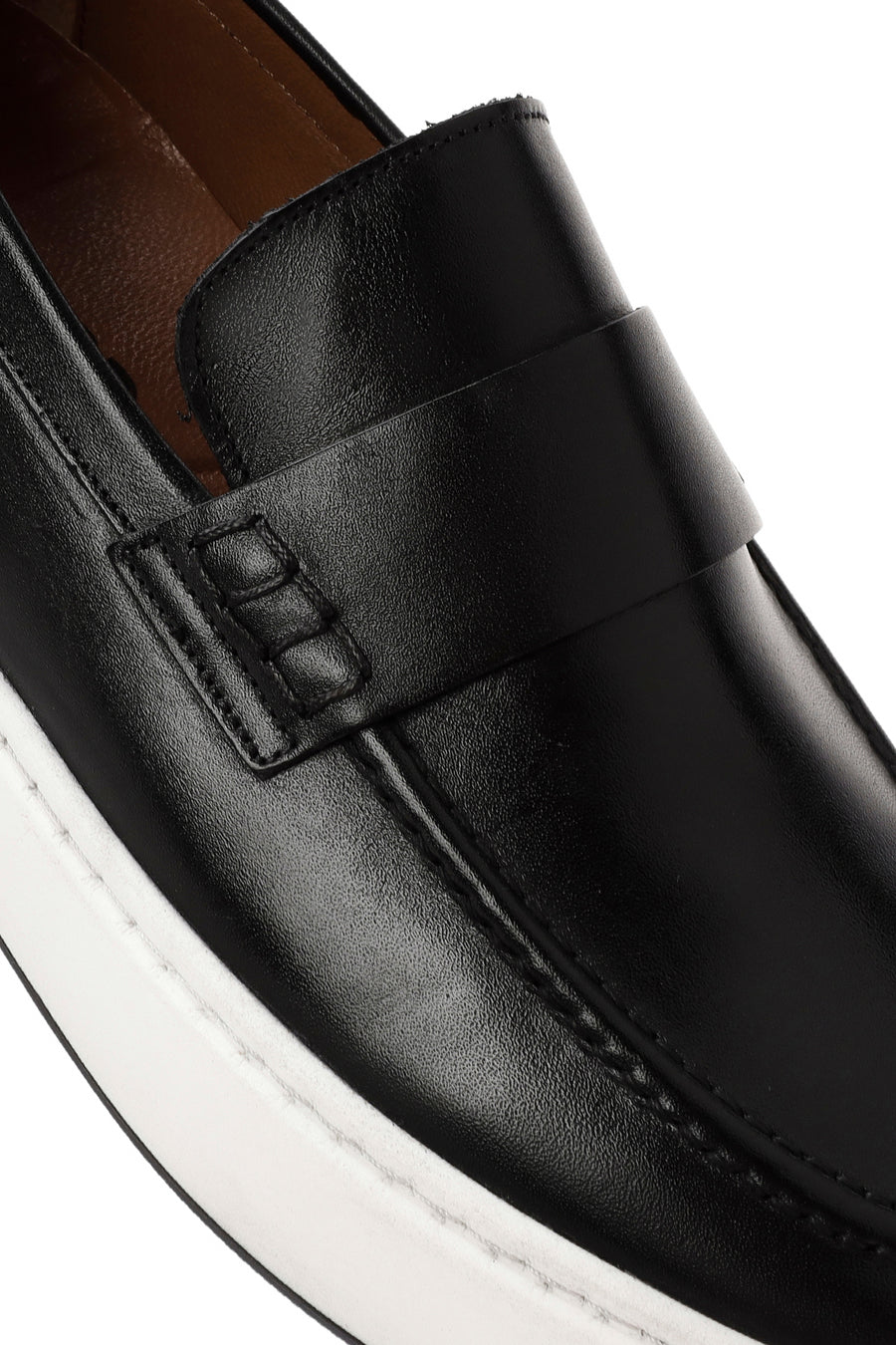 Erkek Siyah Deri Casual Loafer
