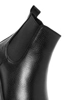 Men's Black Leather Chelsea Boots | Derimod