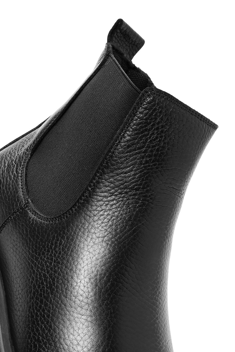 Men's Black Leather Chelsea Boots