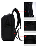 D-Pack Unisex Siyah Teknolojik Kumaş Sırt Çantası | Derimod