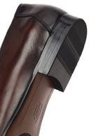 Derimod Black Erkek Kahverengi Deri Klasik Loafer | Derimod