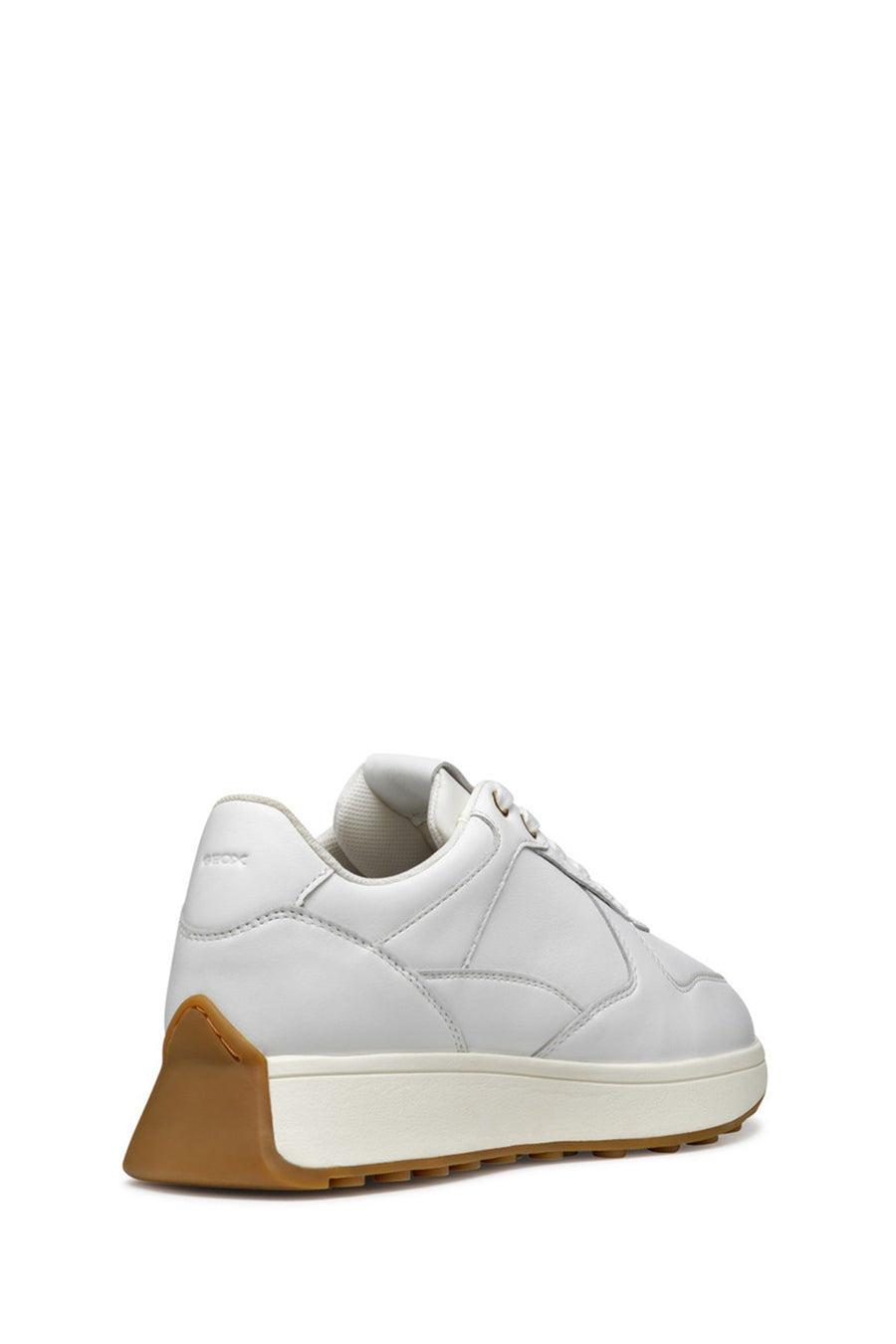 Geox Kadın Beyaz D Amabel A - Nappa Bağcıklı Deri Sneaker
