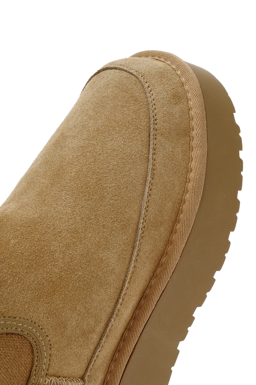 Woman Brown Thick-Soled Teddy Suede Leather Boat